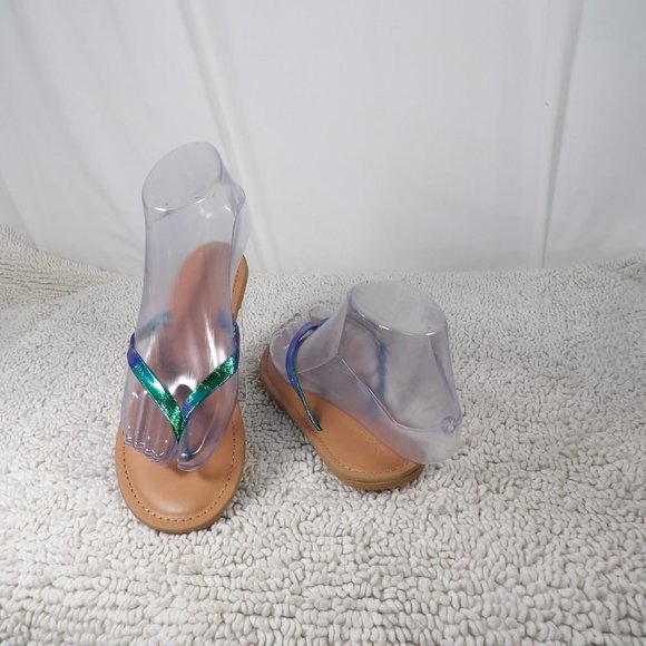 Cat & Jack  Slip-On Flip Flop Sandals M (2-3) - Picture 7 of 7